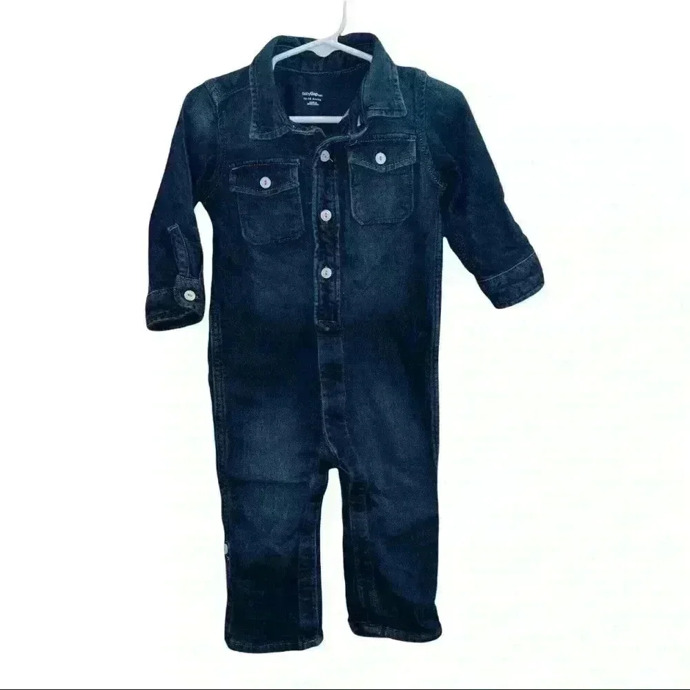 Gap Kids denim jumpsuit!!